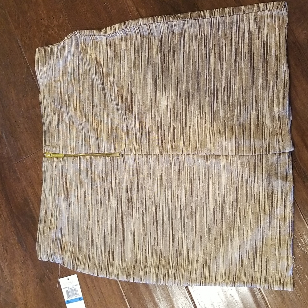 Michael Michael Kors Dark Camel Skirt Size XL - Picture 2 of 11